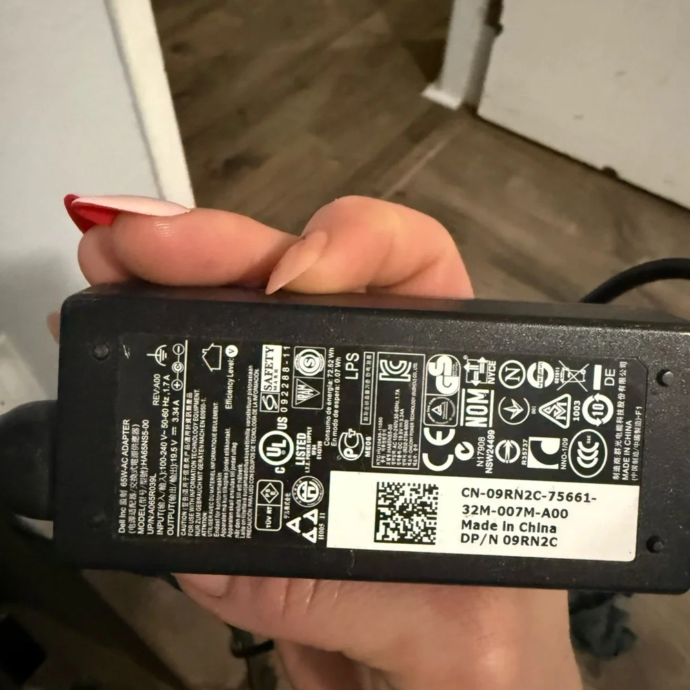 Dell Laptop with Black and Silver Accents